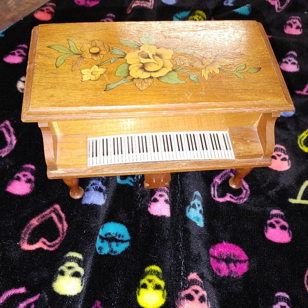 Vintage Lador Switzerland Wooden Piano